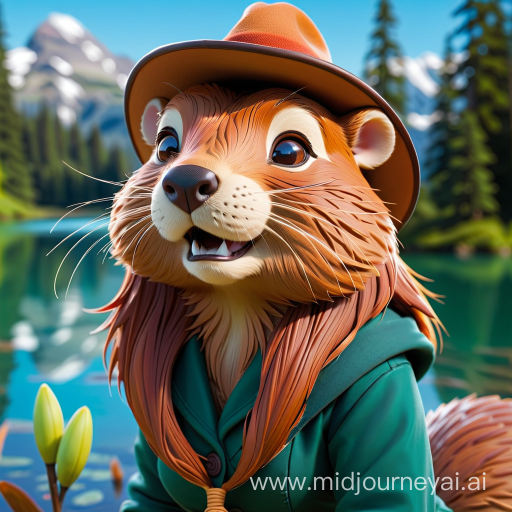Beaverus Mascot (Lily Version)