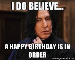 Snape's BIrthday